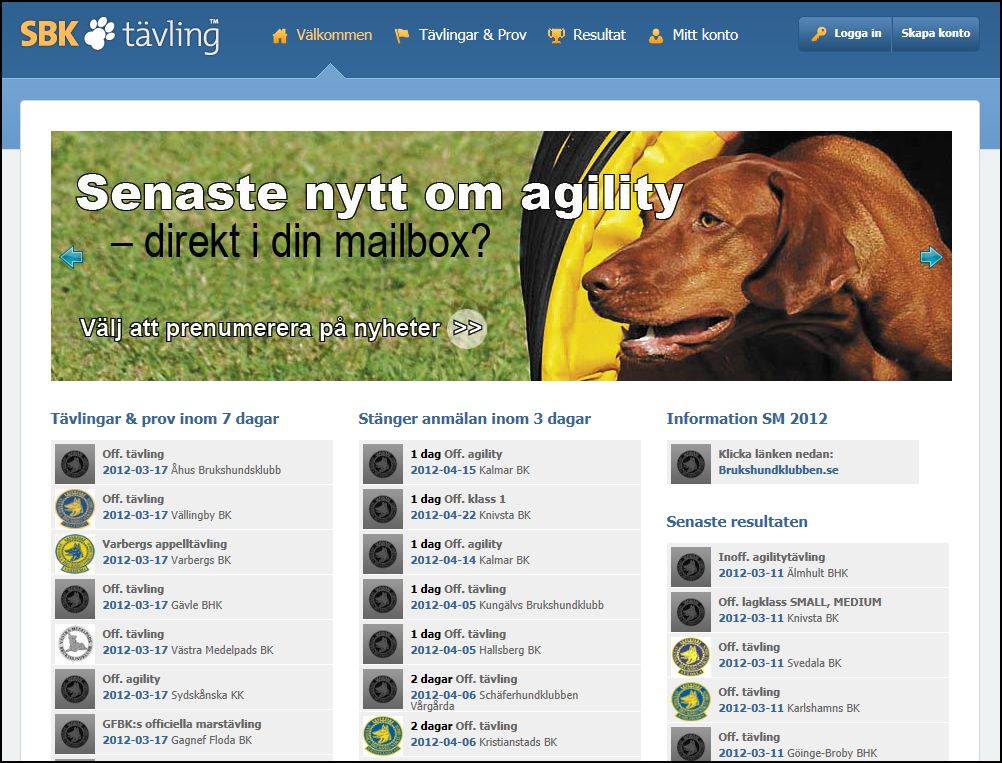 Klicka p bilden fr att se klubbens alla tvlingar!!